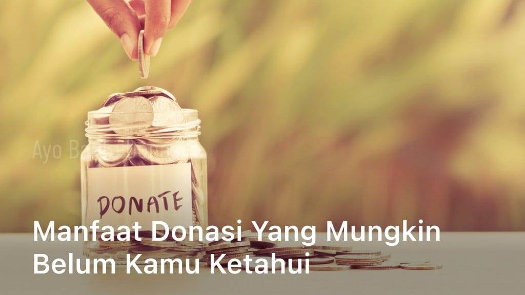 Manfaat Donasi