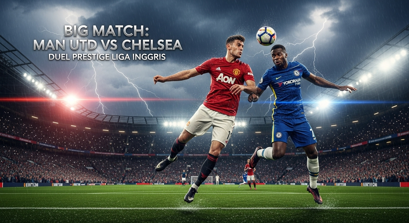Big Match Man Utd vs Chelsea: Duel Gengsi di Liga Inggris