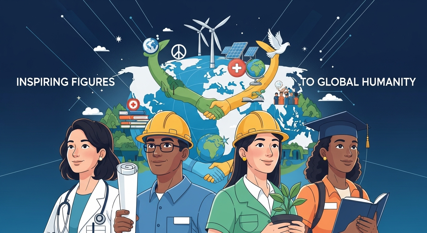 Tokoh Inspiratif yang Berdedikasi pada Kemanusiaan Dunia