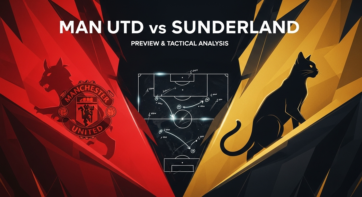 Man Utd vs Sunderland: Preview & Analisis Taktik Kedua Tim