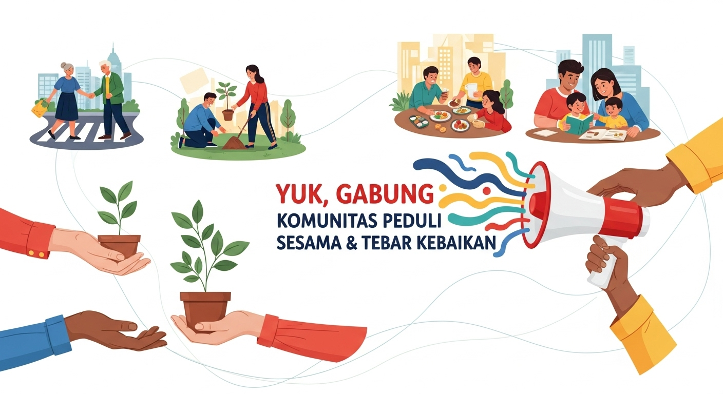 Yuk, Gabung Komunitas Peduli Sesama & Tebar Kebaikan