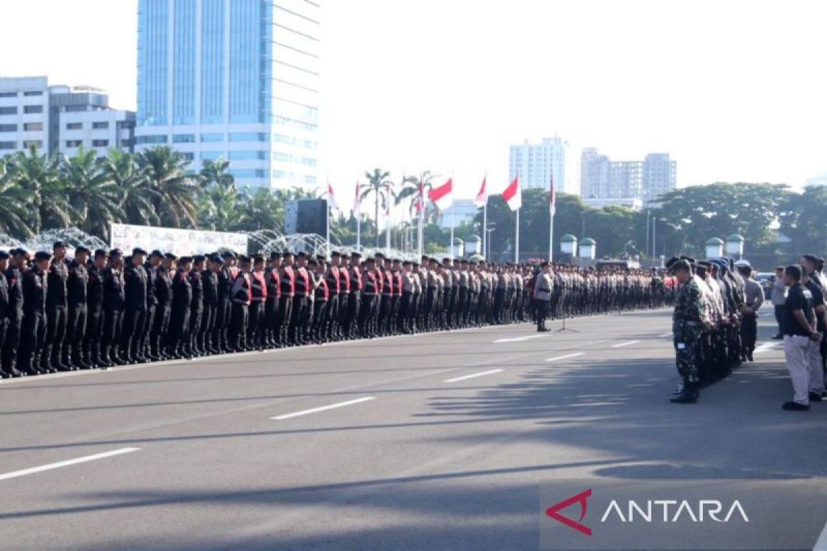 Strategi Penting: Sebanyak 1.948 personel gabungan siap layani unjuk rasa buruh di DPR