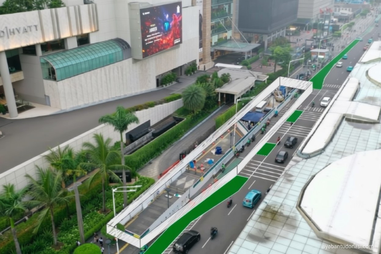 Kebijakan Baru: MRT siapkan rekayasa lalin saat konstruksi ruang di Stasiun HI
