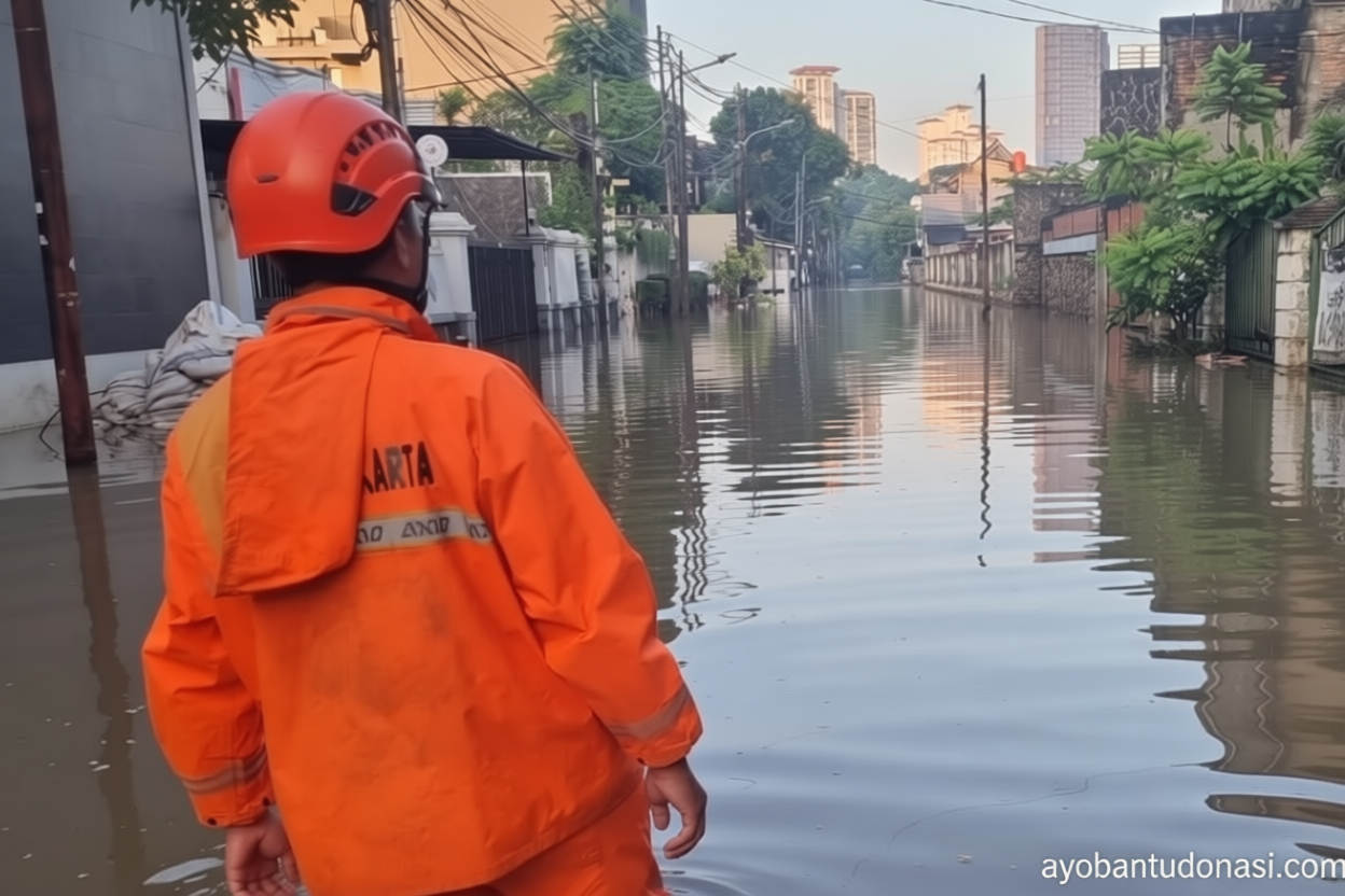Akibat kali meluap – banjir masih rendam 115 RT di Jakarta