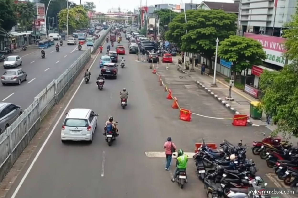 Pemkot Jaktim rutin tertibkan parkir liar di Jalan Matraman Raya