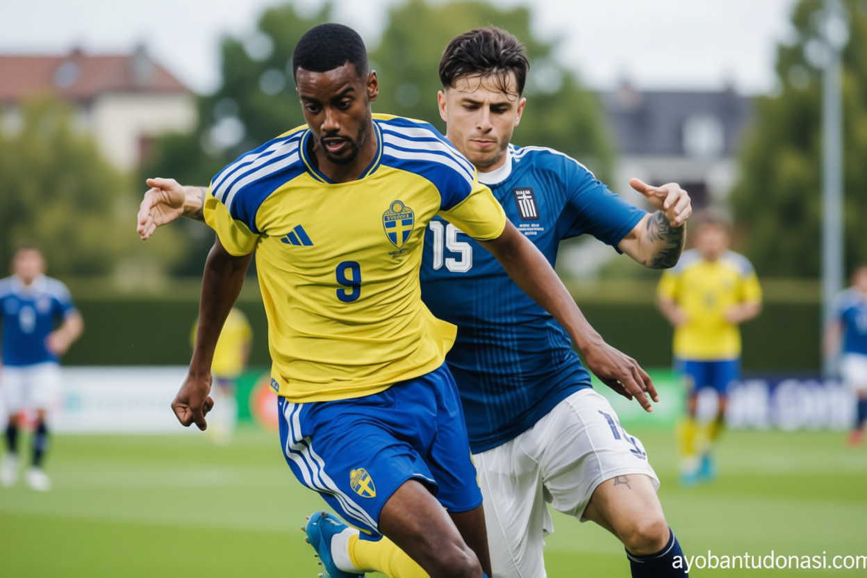 Laga uji coba: Swedia main imbang 2-2 lawan Yunani
