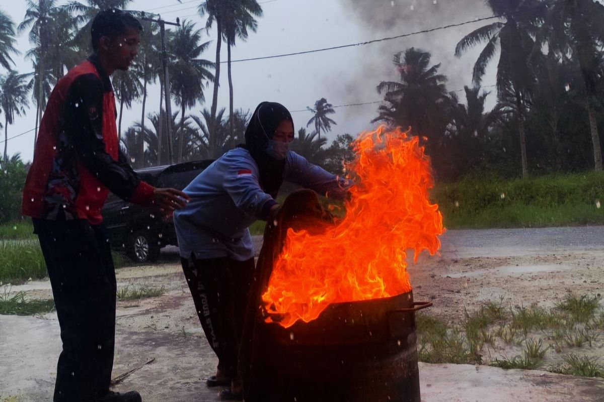 Pemkab Natuna latih 30 relawan SPPG tanggulangi kebakaran