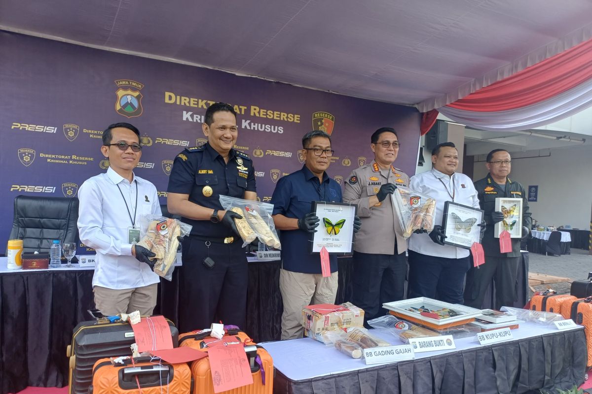 Historic Moment: Polda Jatim gagalkan penyelundupan satwa dilindungi ke luar negeri