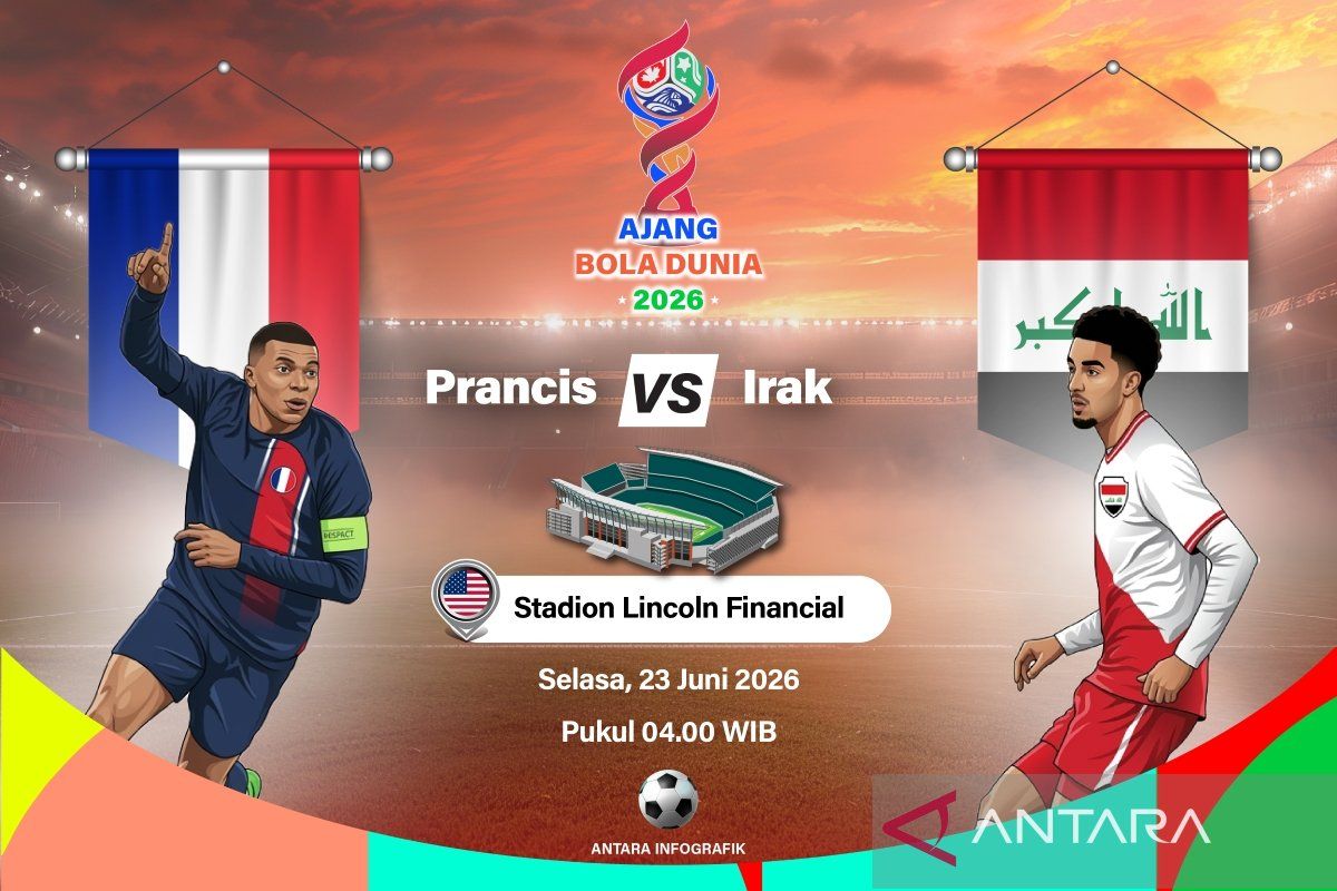 Key Issue: Dua gol Kylian Mbappe antar Prancis tundukkan Irak 3-0