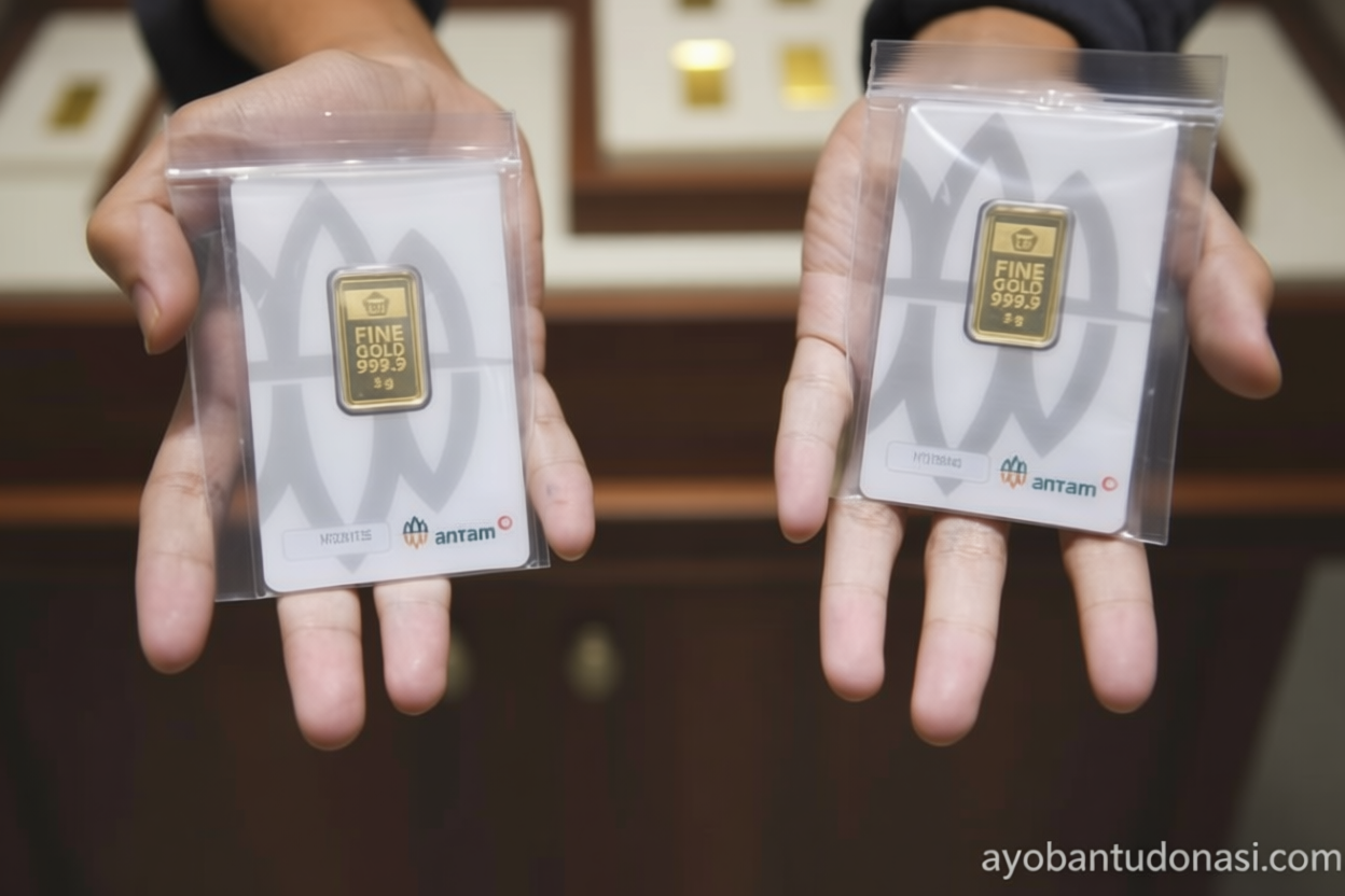 Rabu pagi ini harga emas Antam tak bergerak di Rp2,774 juta/gr