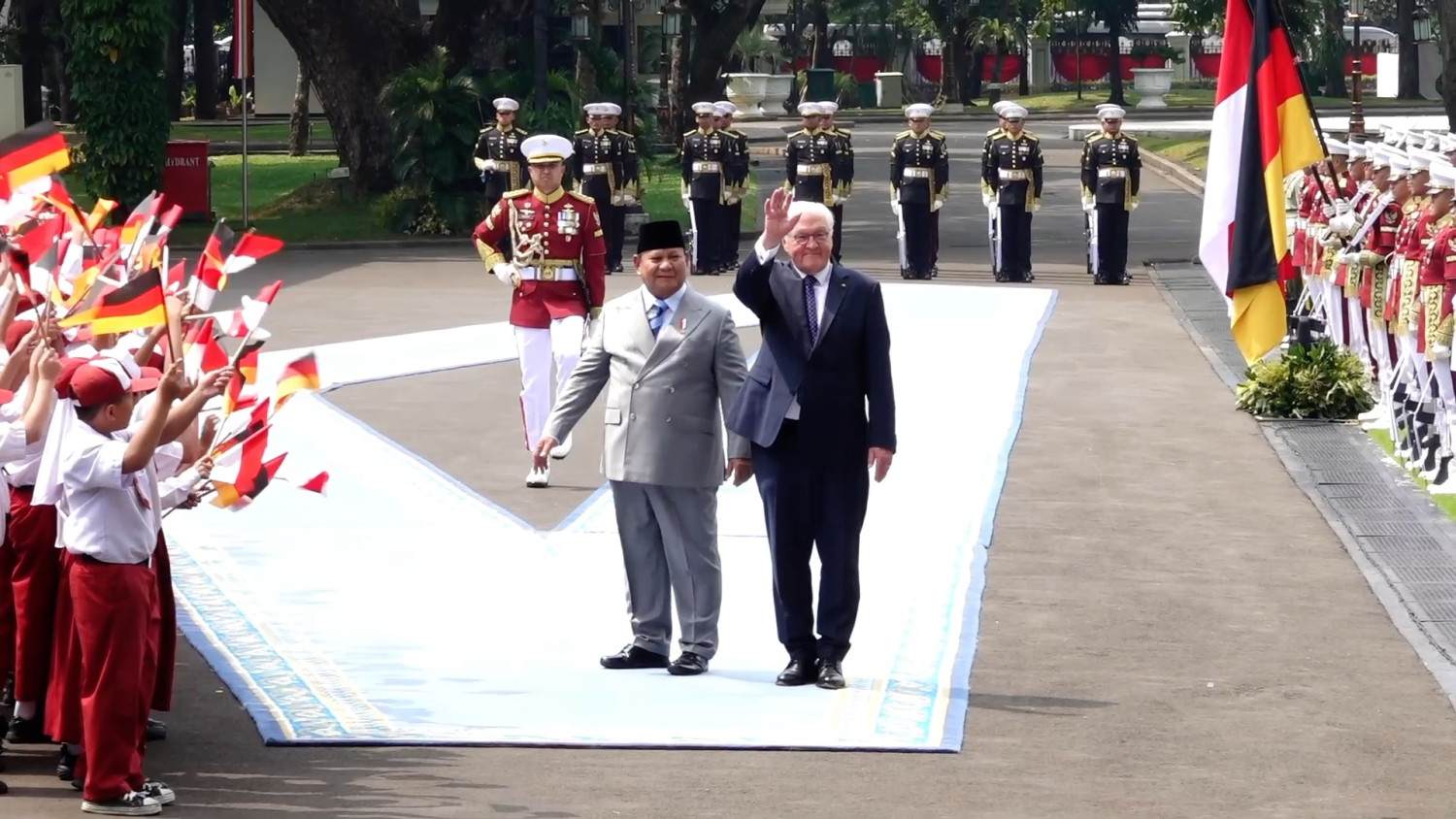 Visit Agenda: Presiden Prabowo terima kunjungan Presiden Jerman di Istana Merdeka