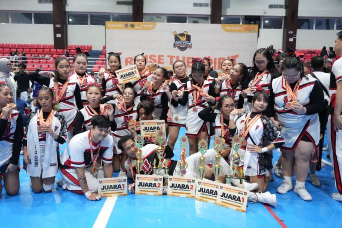 United Allstars juarai Kejurnas Cheerleading 2026