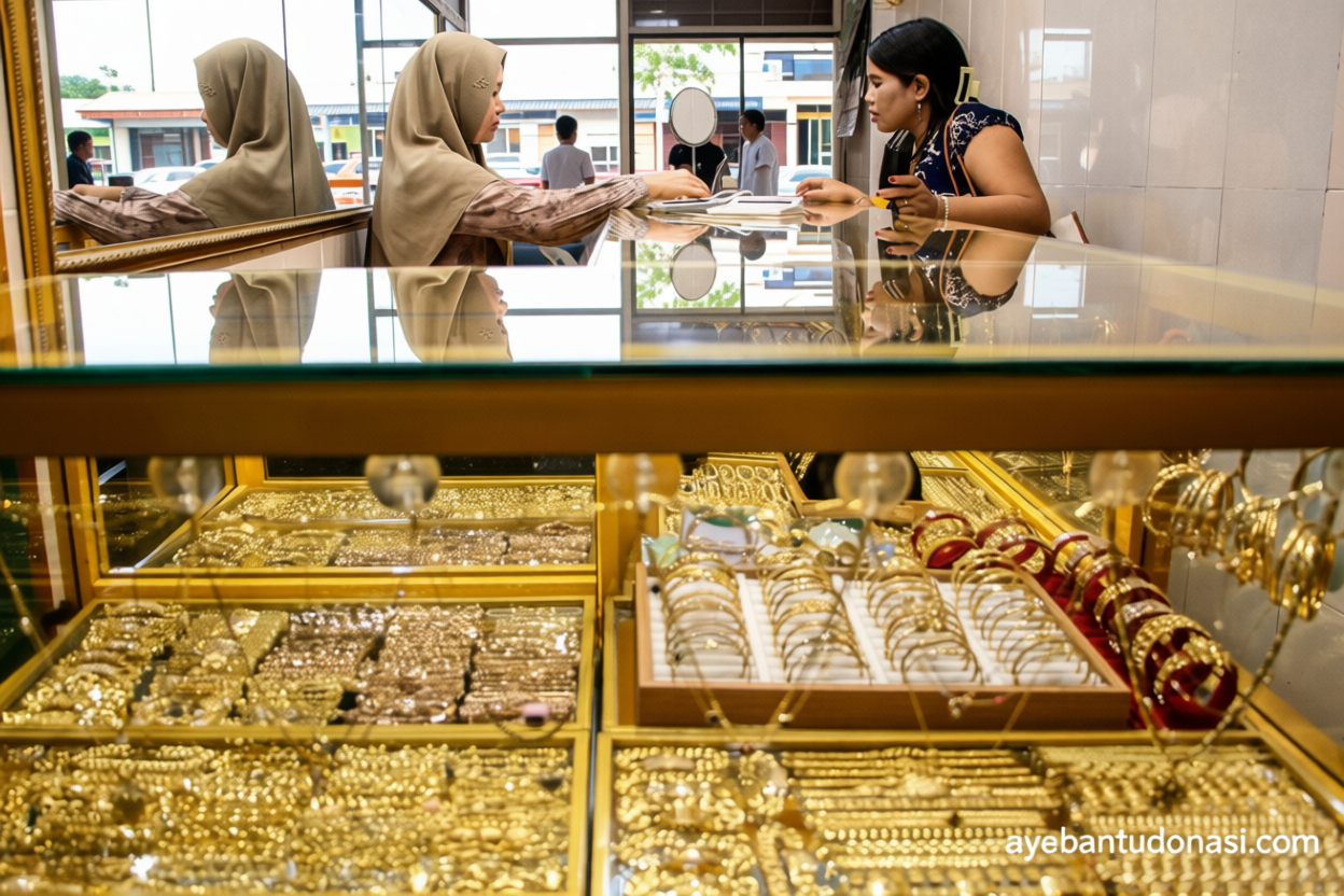 Harga emas UBS-Galeri24 di Pegadaian Kamis pagi turun – Antam stabil