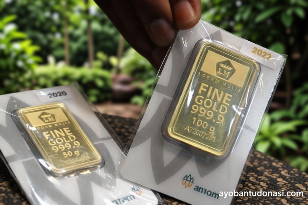 Daftar harga emas di Pegadaian yang turun Rabu pagi ini