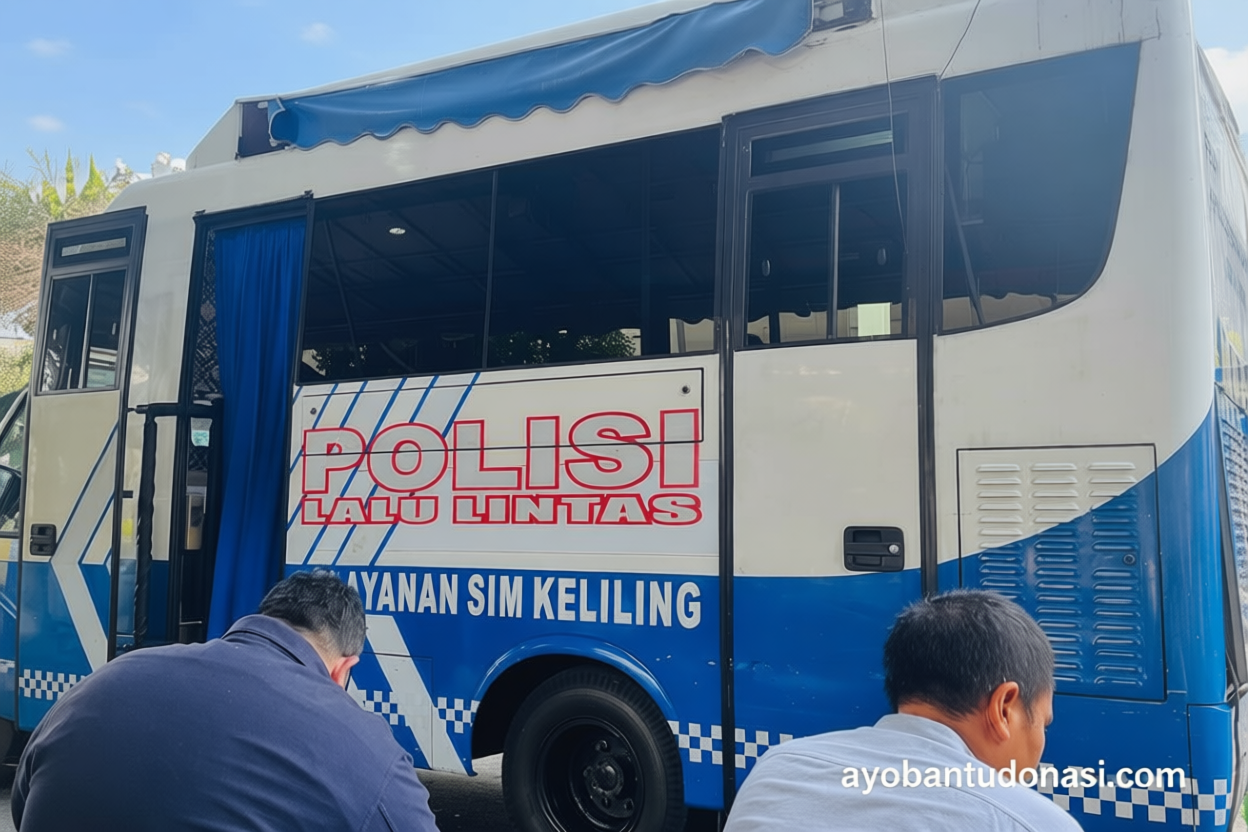 SIM Keliling tersedia di lima lokasi Jakarta pada Kamis