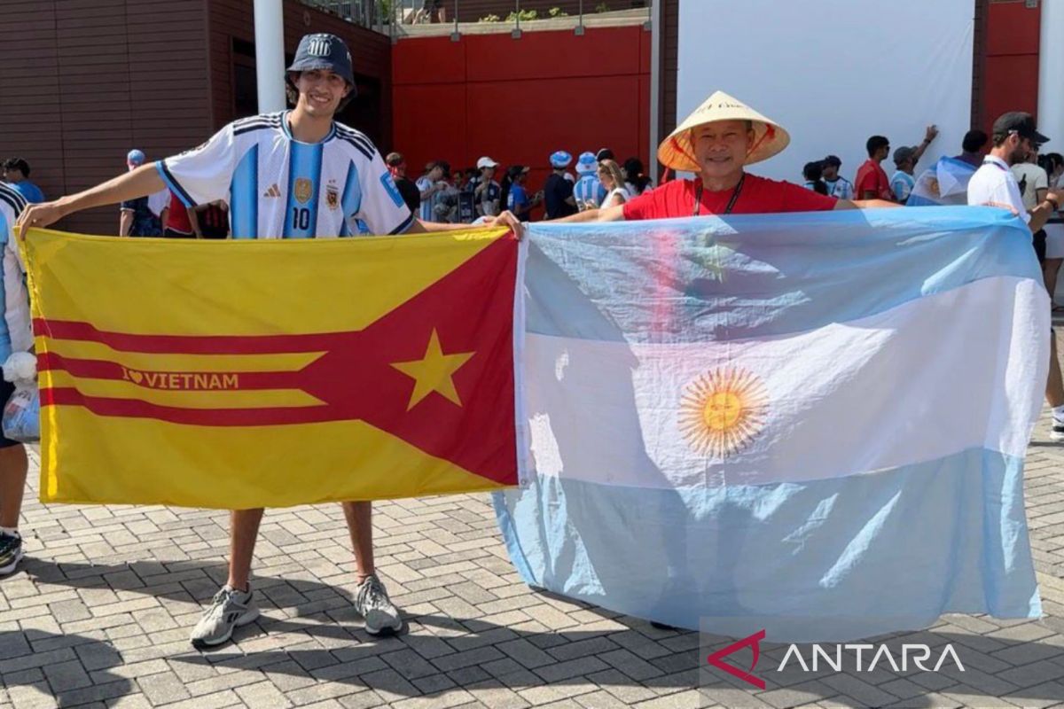 Warga negara dari luar Argentina dukung Messi di Atlanta