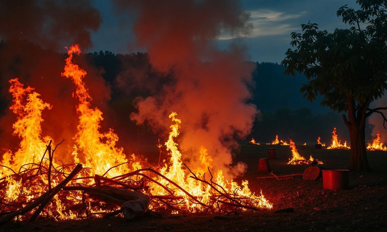 Kunjungan Penting: Kebakaran Gudang Kayu di Permukiman Padat Sidoarjo