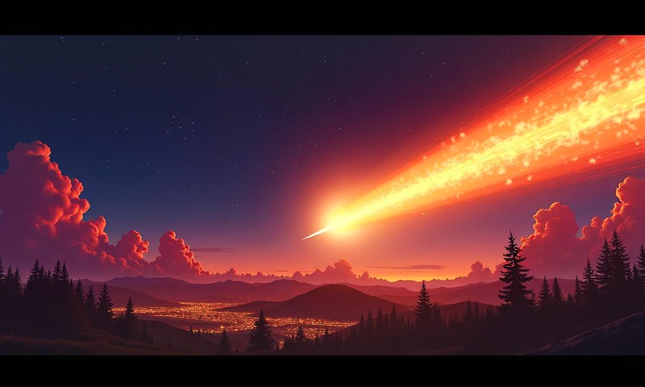 Cek fakta – video meteor jatuh di Lampung membakar daratan