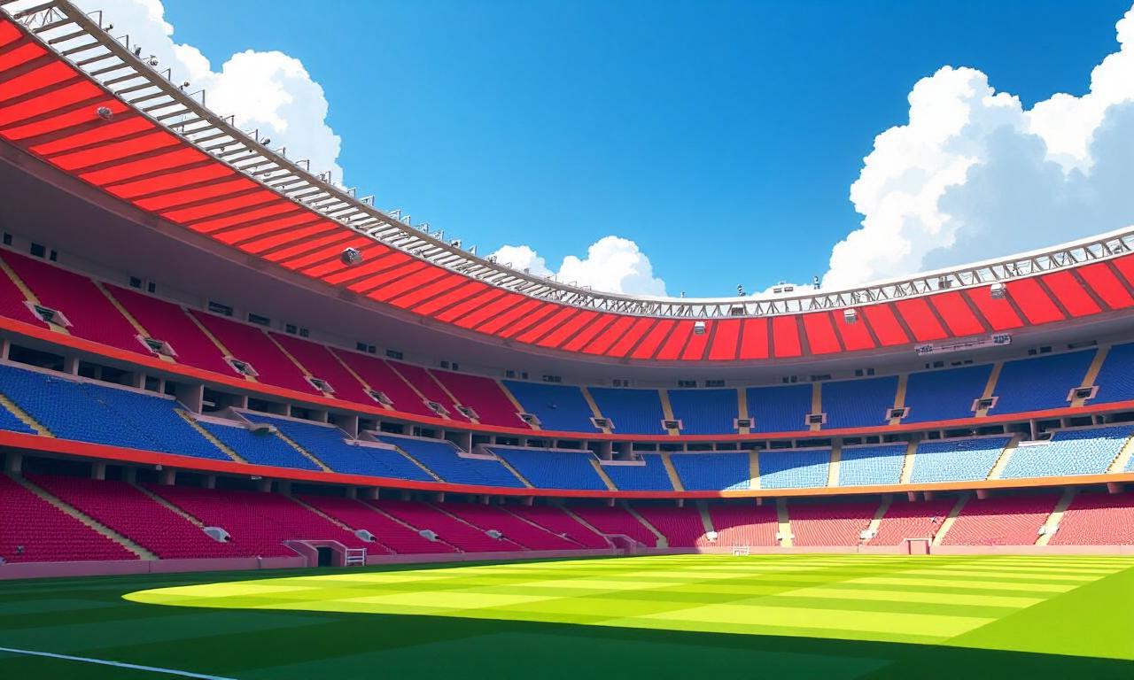 Mahasiswa seni sediakan jasa cat wajah gratis di Stadion Atlanta
