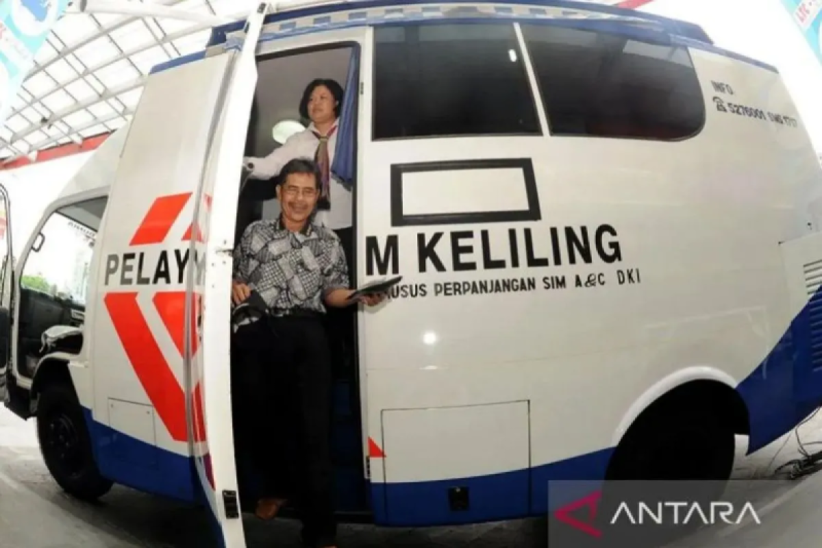 Rabu – layanan SIM Keliling tersedia di lima lokasi Jakarta