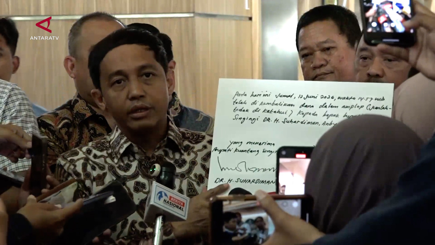 KPK verifikasi laporan penolakan gratifikasi Menhut Raja Juli
