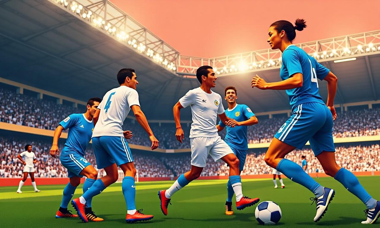 Suporter timnas Inggris dan Argentina saling sahut lagu kebangsaan