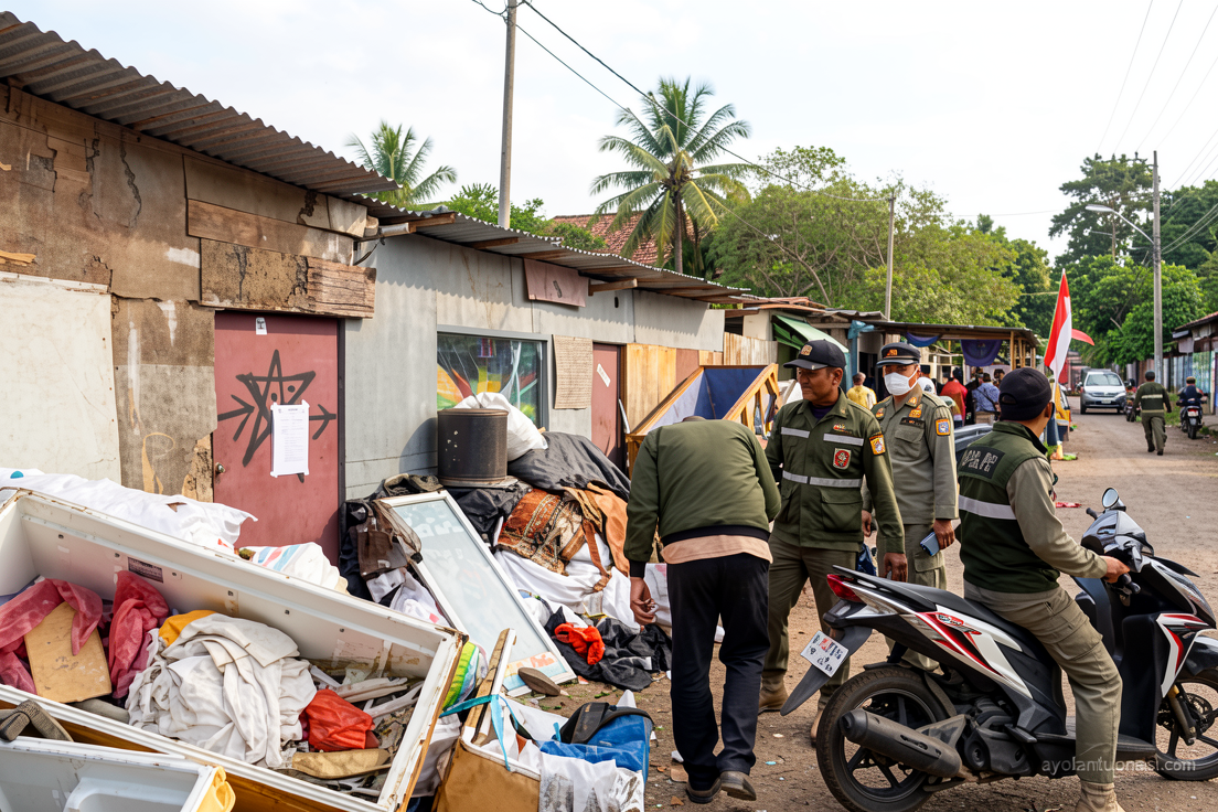 Pemkot layangkan SP ke oknum yang blokade Jalan Inspeksi Cengkareng