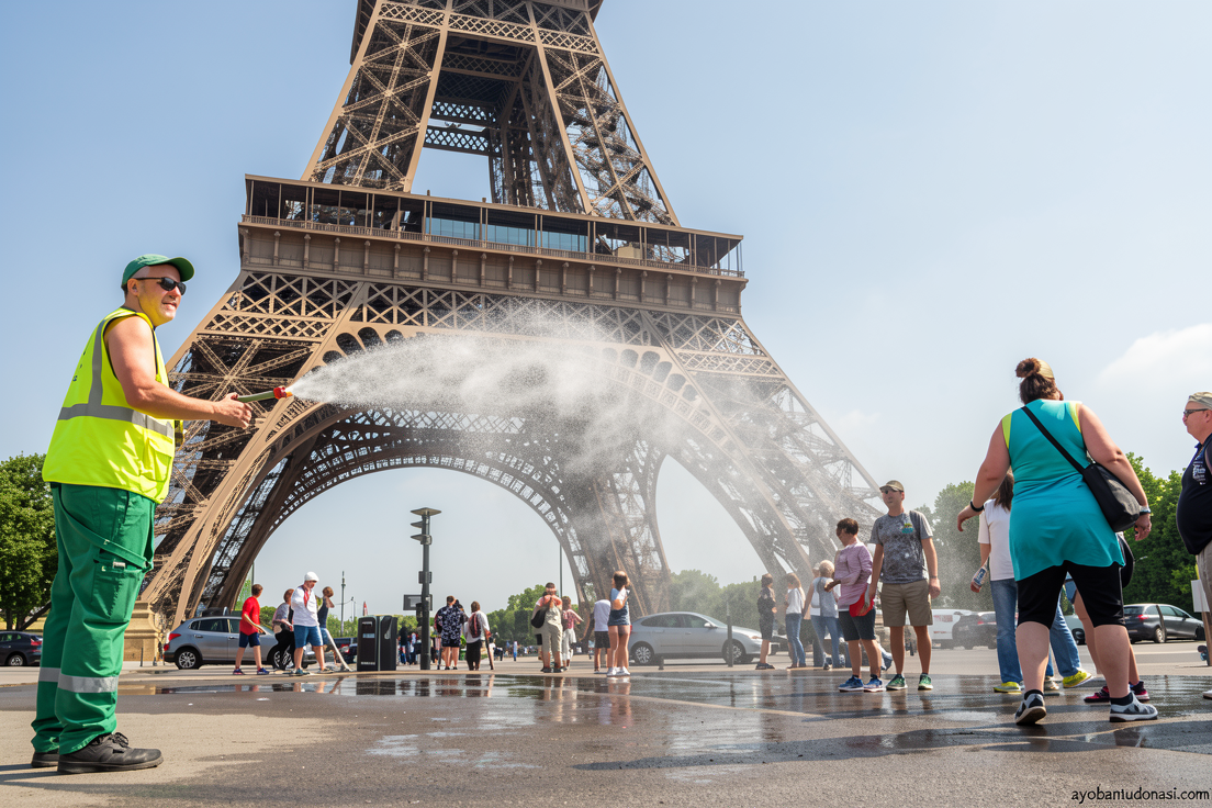 Paris kembali berlakukan status waspada panas ekstrem tertinggi