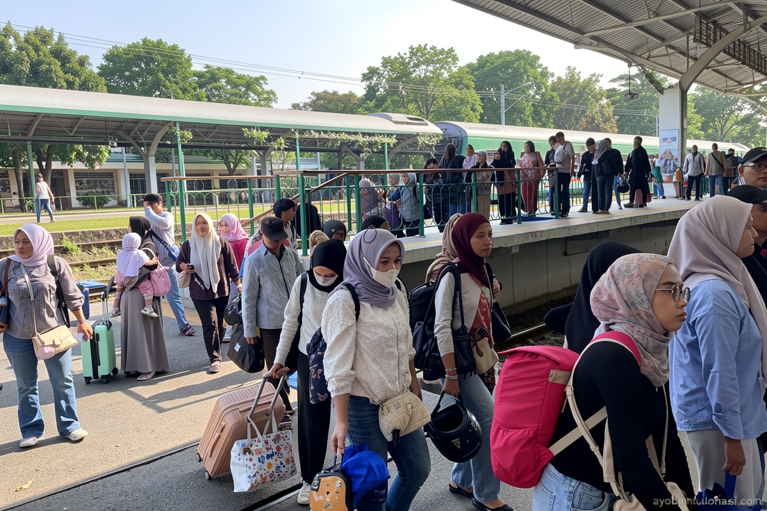 KAI Purwokerto alami tren positif penumpang selama masa libur sekolah