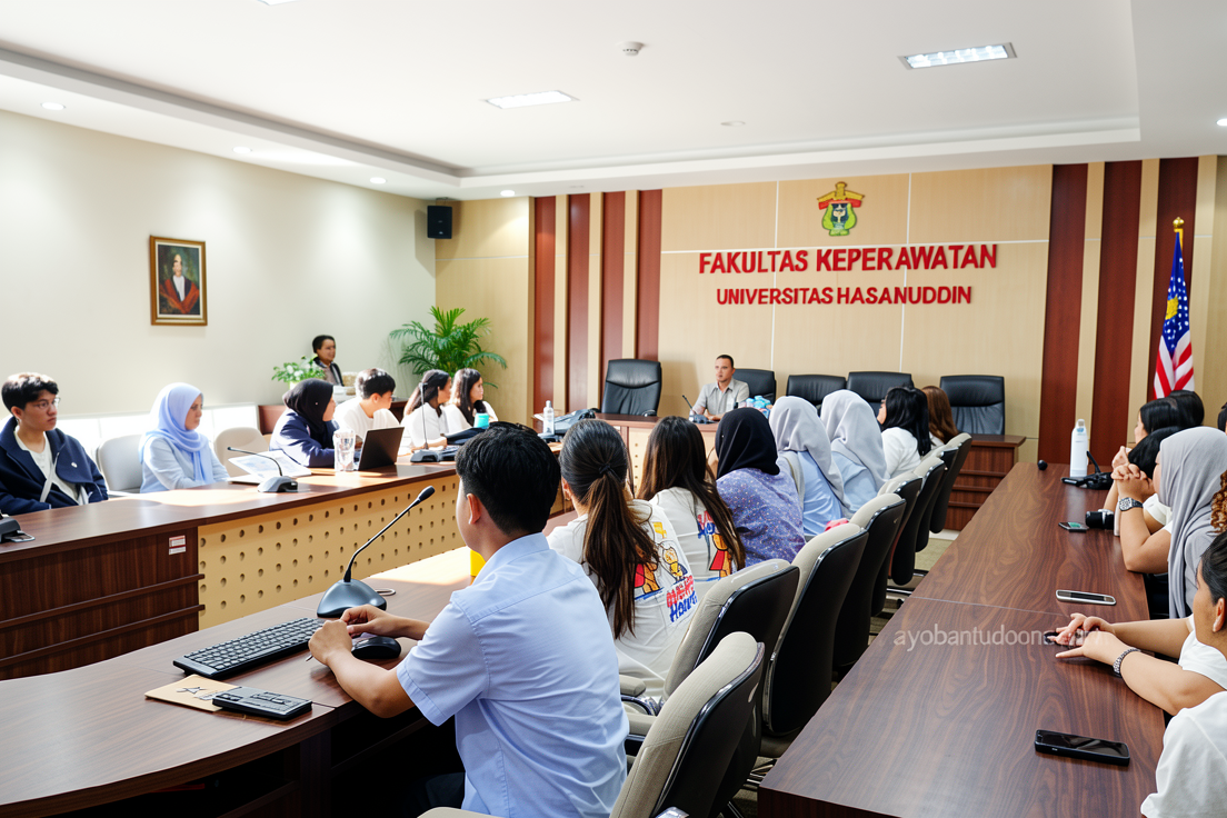 Mahasiswa FKep Unhas dan NUS bertukar ilmu pelayanan kesehatan