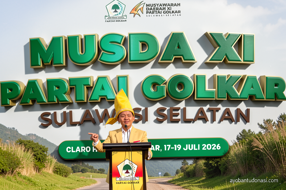 Bahlil buka Musda XI DPD I Partai Golkar Sulsel di Makassar