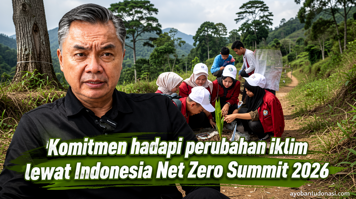 Komitmen hadapi perubahan iklim lewat Indonesia Net Zero Summit 2026