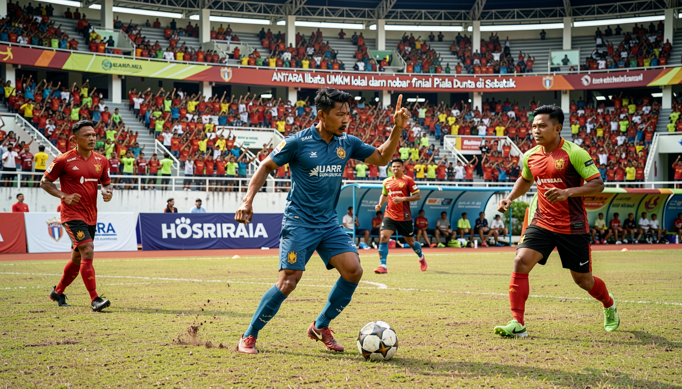 ANTARA libatkan UMKM lokal dalam nobar final Piala Dunia di Sebatik