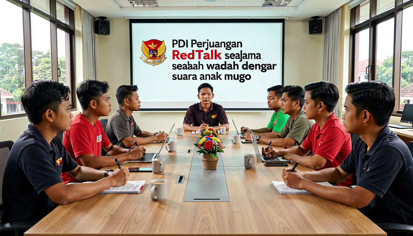 PDI Perjuangan gelar RedTalk sebagai wadah dengar suara anak muda