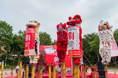 Barongsai Merah Putih, tradisi Tionghoa turut semarakkan HUT 81 RI