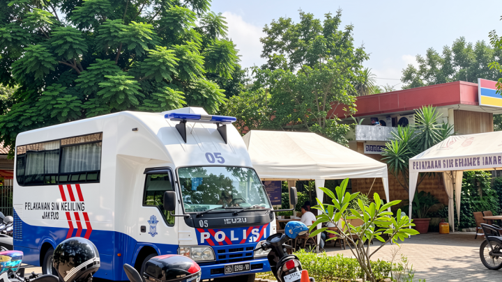 Selasa, layanan SIM keliling tersedia di lima lokasi DKI Jakarta