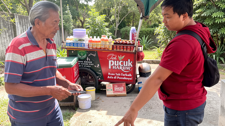 Motor pedagang kopi raib dibawa kabur penipu di Kelapa Gading