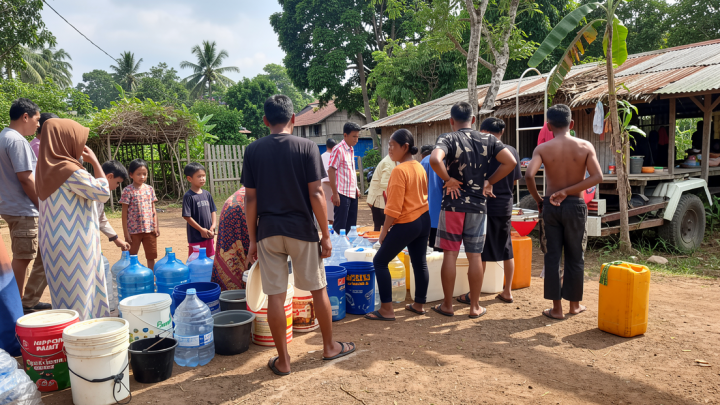 PMI Cianjur distribusikan 250 ribu liter air untuk 4.823 KK