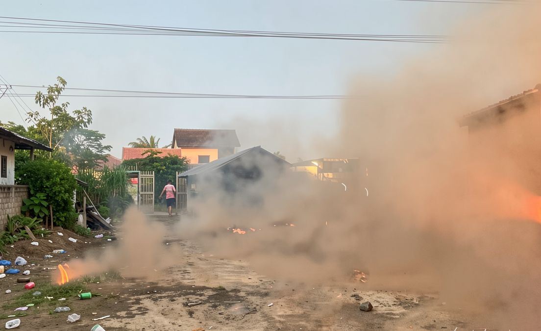 Gulkarmat: Dua orang luka dalam kebakaran Muara Angke Jakarta Utara