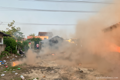 Gulkarmat: Dua orang luka dalam kebakaran Muara Angke Jakarta Utara