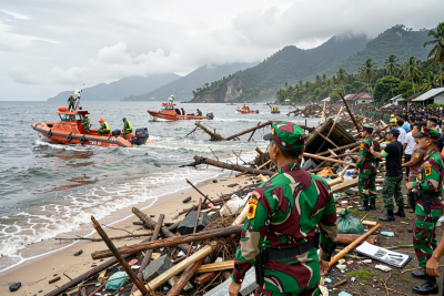 Prajurit TNI AL beri layanan trauma healing kepada korban gempa di NTT